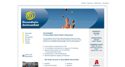 Desktop Screenshot of gesundheitszentrum-ev.de